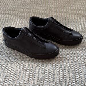 KOIO Men's Dark Brown Leather Sneakers